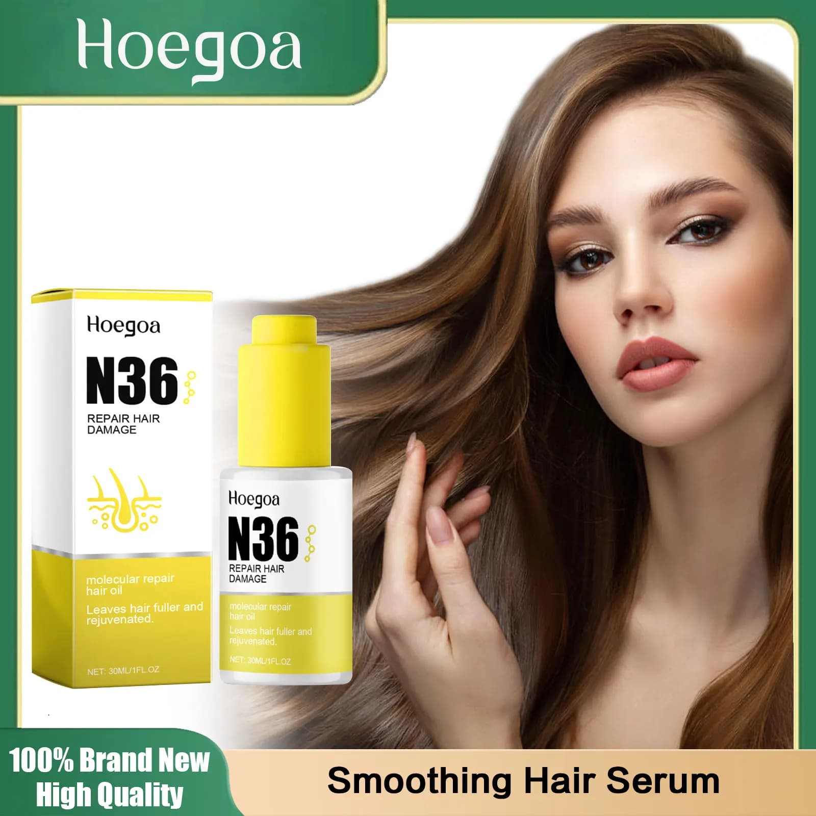 Smooth Serum for Hair Repair Bad Dry Hair Craps Anti-driving scalp treatment Strengthen hair roots Straightening Nutrient