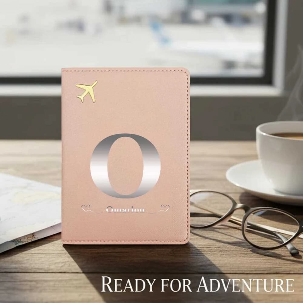 1PC Customized Name Travel PU Passport Cover Passport Holder RFID Organizer Slim Wallet Coin Purse ID Card Case Ultra
