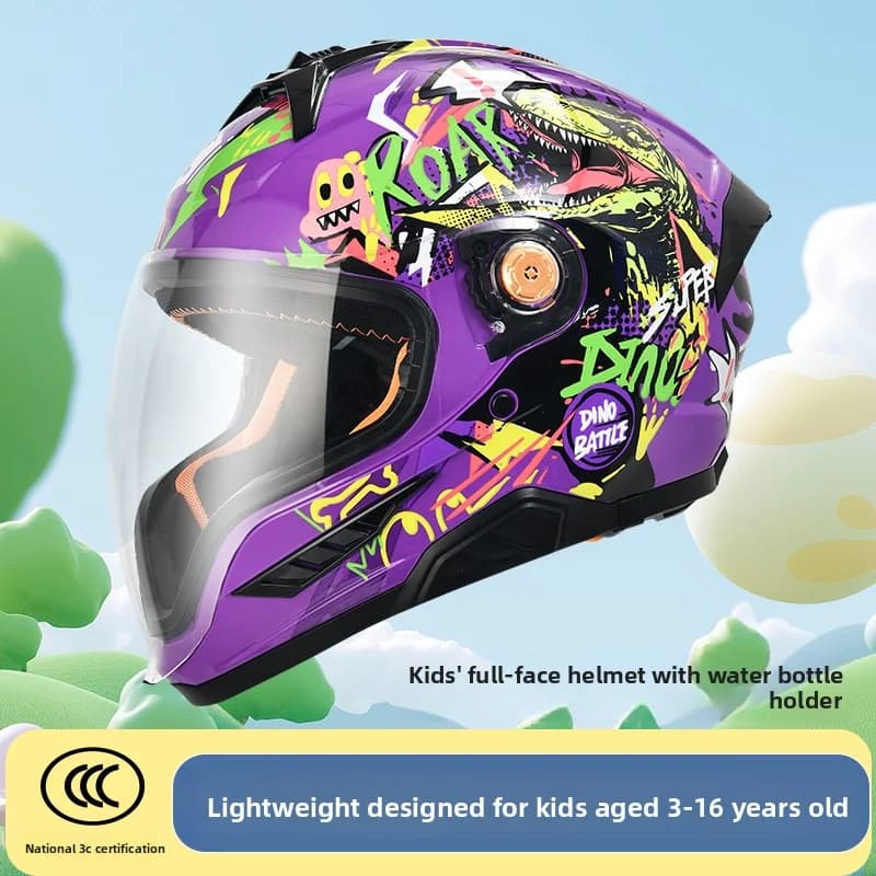 Road bike helmet for children, breathable and lightweight bike helmet for boys and girls with comfortable padding