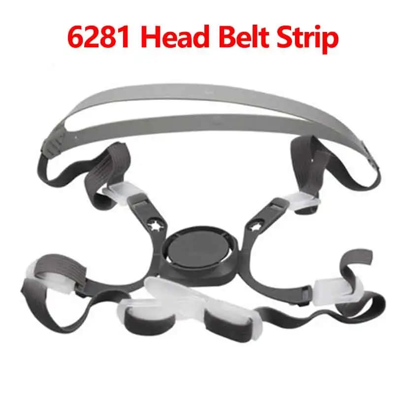 New 6281 Set of Belt Strips for Head for 6200 Dust Mask Half Face Gas Breather Replace Accessories for 3m 6200 Safety at Work