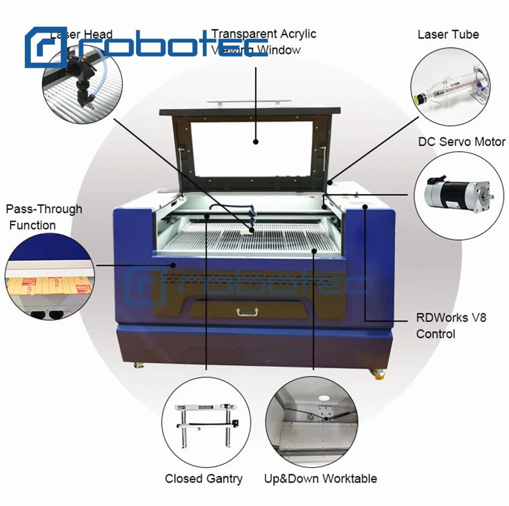 1390 Laser Engraving Machine Cnc Co2 150w 200w 300w 500w Cheap 1300*900 Wood Laser Cutting Machines