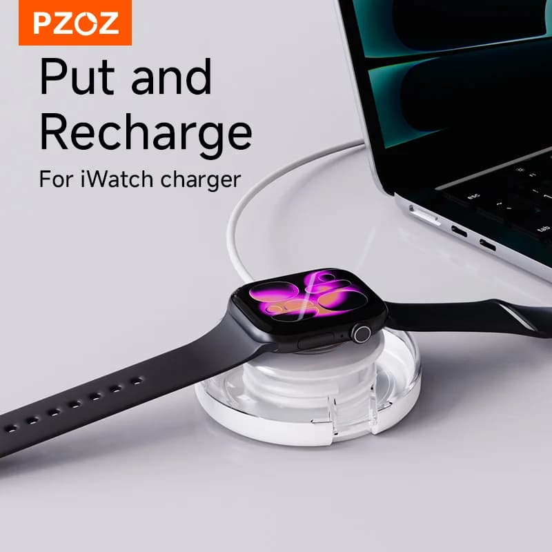 PZOZ Per Apple Watch, cavo di ricarica per iWatch, gestione cavi, scatola girevole per la conservazione, protezione cavi, organizer, accessori per ufficio e scrivania