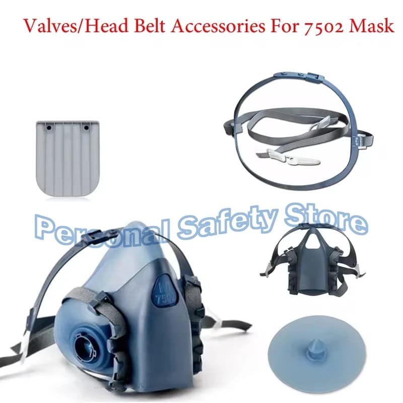 7583 Valvole di inalazione sostituibili Gel di silice 7581 Cintura di testa per maschera antigas 7502/7503 Accessori per respiratori chimici