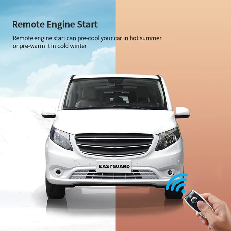 EASYGUARD Plug &Play CANBUS Smart Key PKE Remote start Fit For Mercedes Benz W447 16-22 V class, Vito, Metris