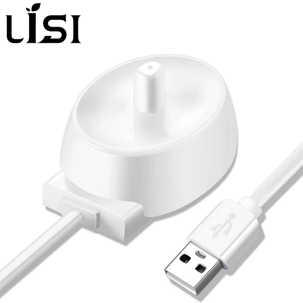 LISI USB Charger Base Suitable for Electric Toothbrush Oral B Safe and Reliable Portable Waterproof Refill Base for Travel