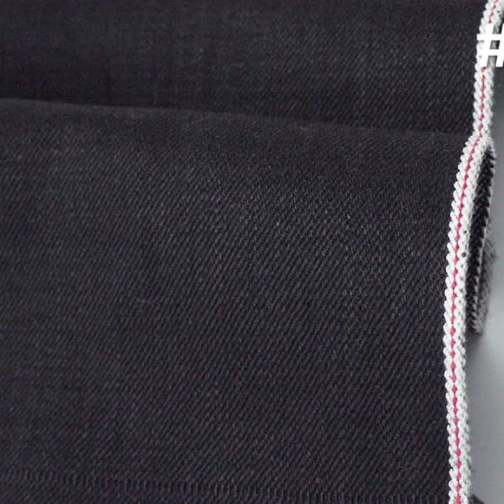 15 oz Black Selvedge Denim Textile Manufacturers Black Raw Denim By The Yard Yet Black Selvage Jeans Cloth Wholesale W388031