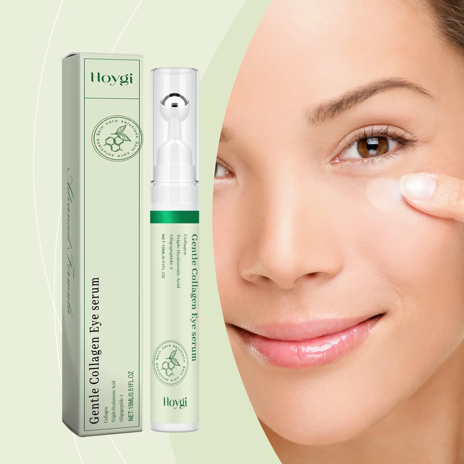 Hoygi 15ml Serum for Eyes at Collagen Scratching Dark circles Eyebags Puffy Eyes Repair Slim Line Lifting Moisturizing Serum for Eyes