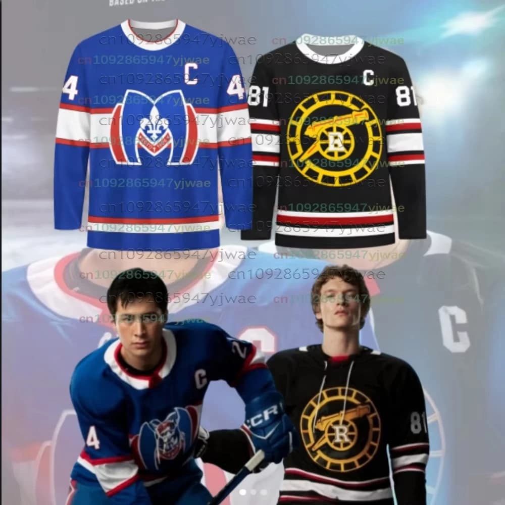 Maglia da Hockey Riscaldata da Uomo a Maniche Lunghe 26 Mens Cosplay Rivality - T-shirt Unisex con Scollo a V Rozanov HOLLANDER per Uomo e Donna