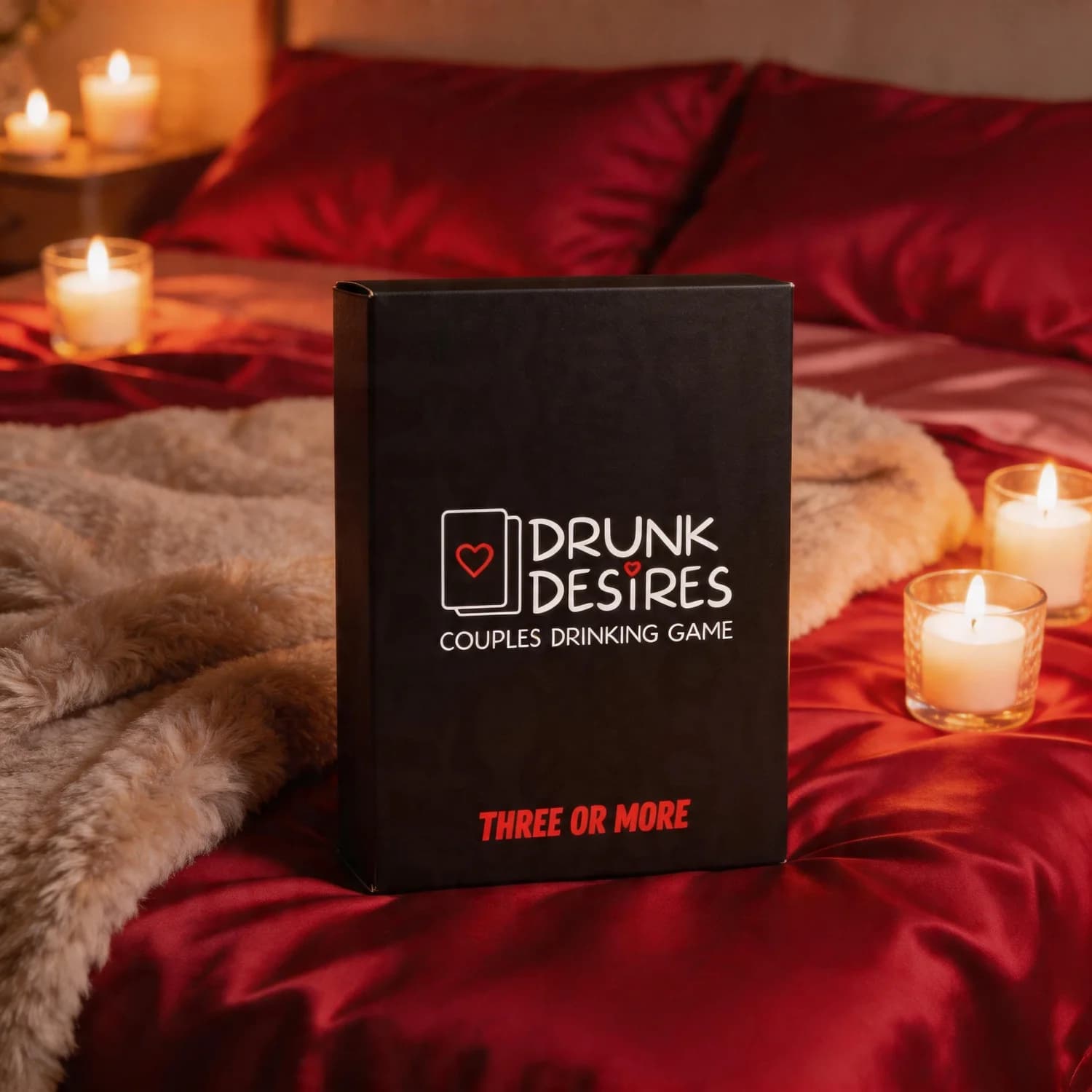 Drunk Desires Couples Drinking Card Game Romantic Interactive Party Board Game Paper Card Set For Date Night Valentine's Day Couple Gathering Entertainment