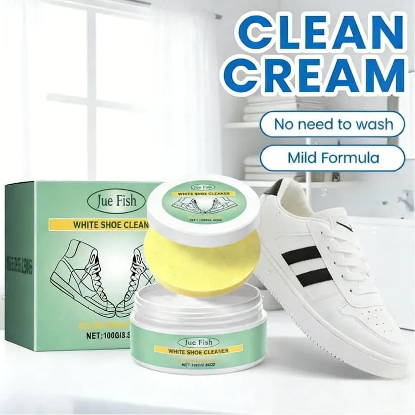 Schiuma detergente per scarpe bianche senza risciacquo, pulizia a secco per sneaker bianche, pelle scamosciata, pelle, rimozione macchie e decontaminazione