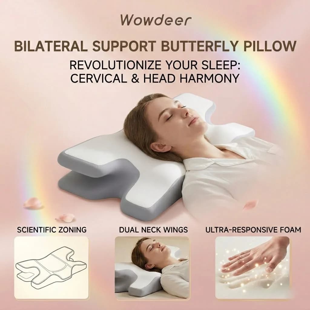 Cuscino in Memory Foam BASF Premium, Supporto Ergonomico 3D, Circolazione d'Aria Rinfrescante per Sonno Profondo
