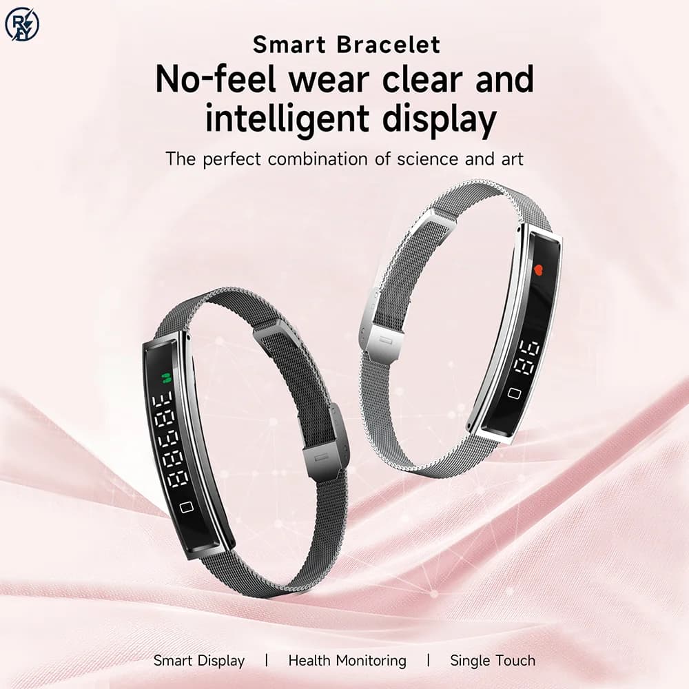 B3 Frequenza cardiaca Pressione dell'ossigeno nel sangue Pedometro per il sonno Sport Bracciale intelligente per la salute delle donne