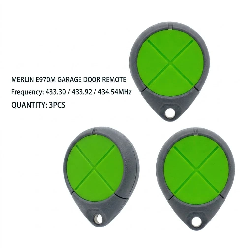 1-10 pz Telecomando per Porta Garage Merlin E970M E945 E950 4 Pulsanti Sicurezza+ 2.0 Apriporta Avvolgibile Rolling Code