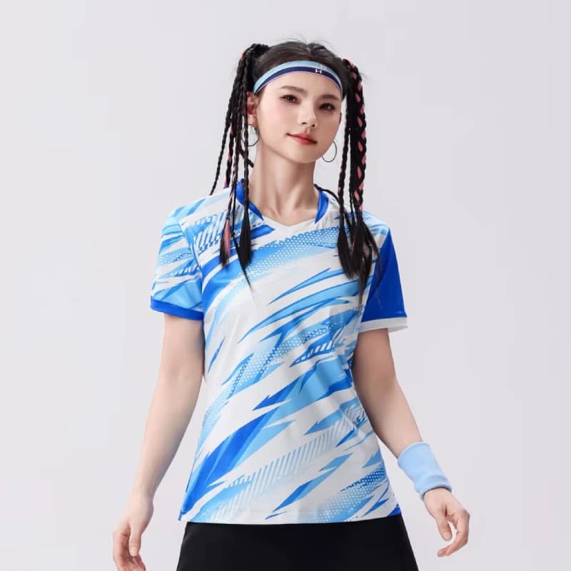 NEW Women's Badminton Sports Suit Quick Drying Volleyball Uniforms Competition Sports Team Uniforms with Kids Jumping Rope