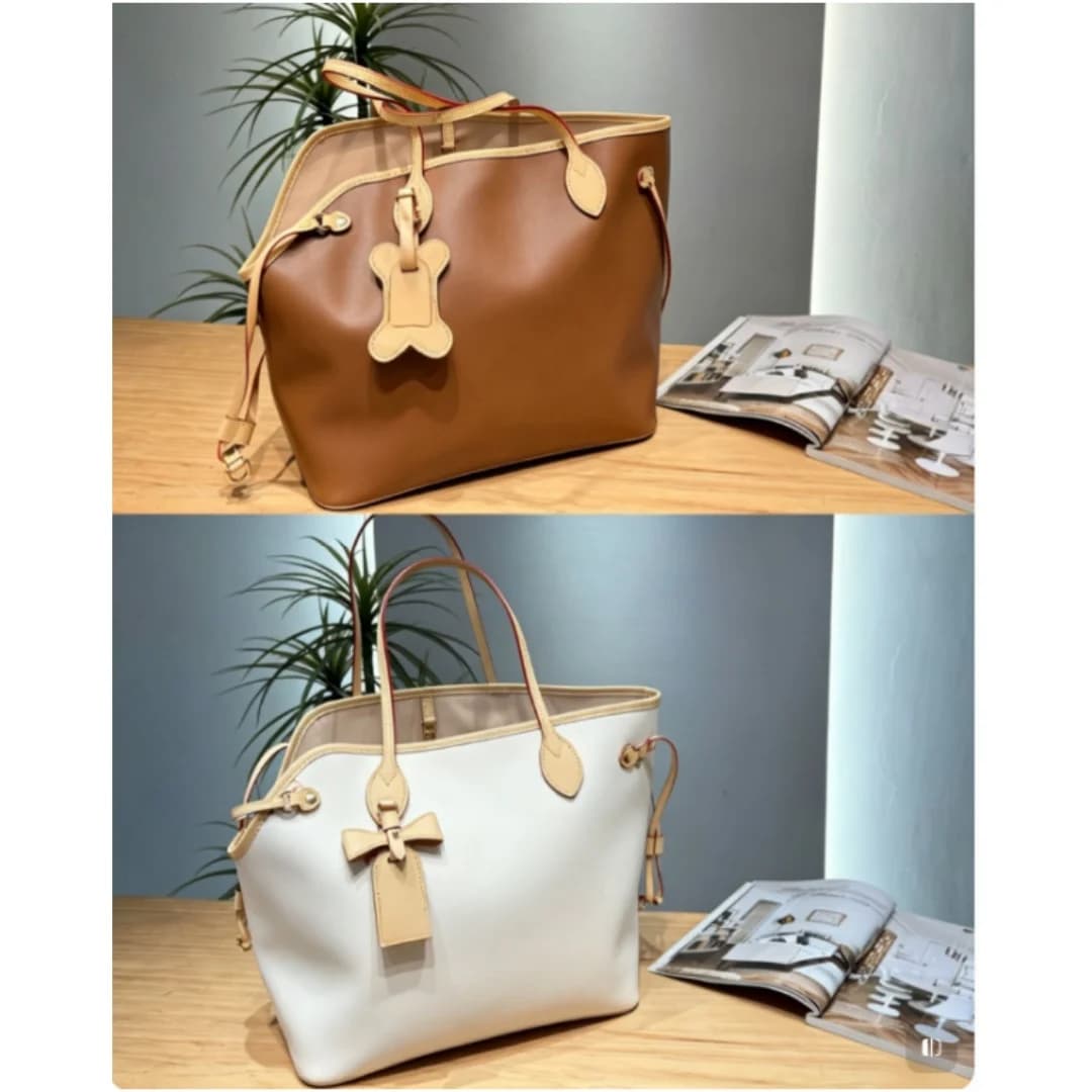New Size 32*28CM Women's Fashionable Multi-purpose Colorful Letter-printed Large Capacity Handbag No Box