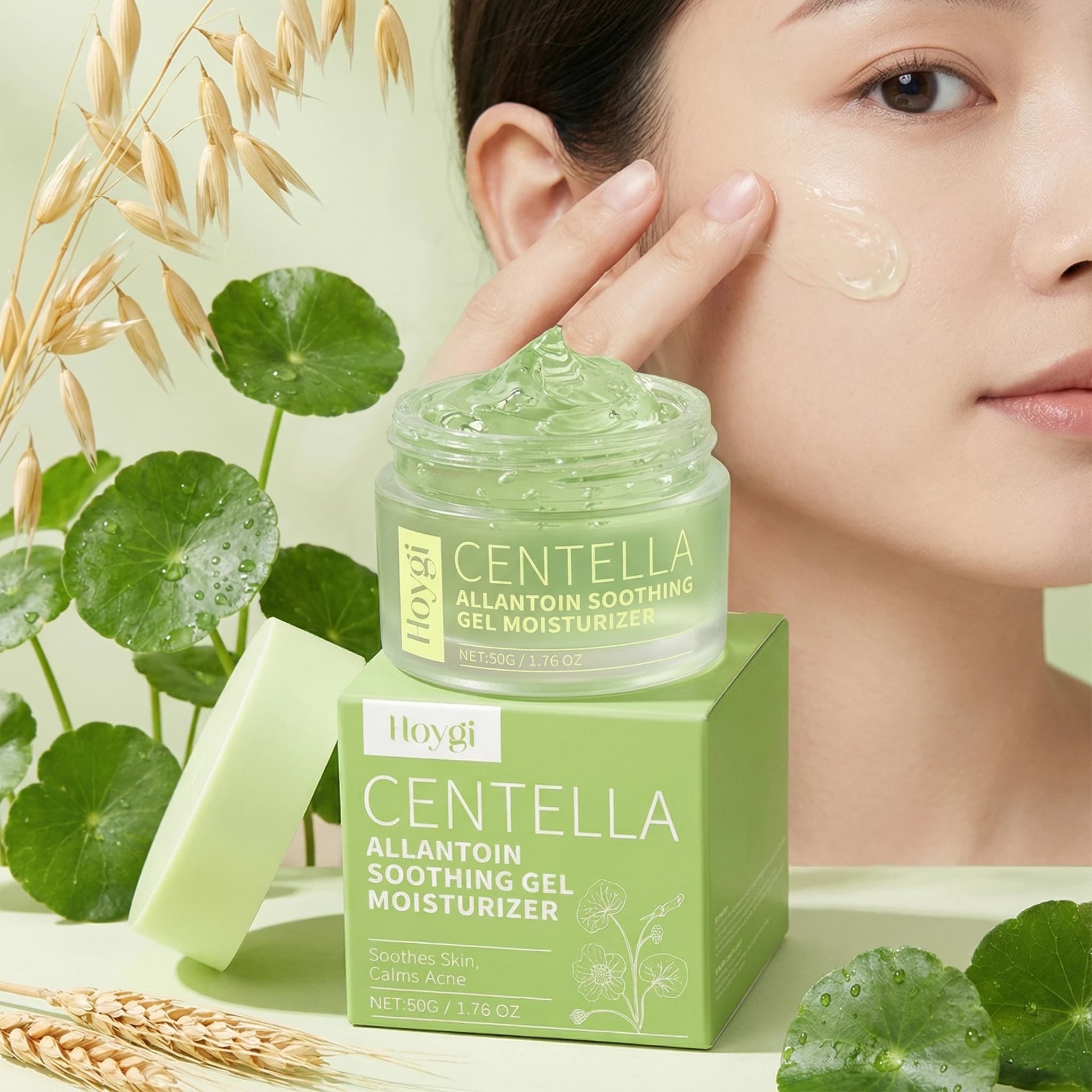 Hydrating Gel Faced at the Centella 50G, Deep Nutrition, Improves Softness, Smooths Redness, Improves Skin Texture, Cooling Gel for Face