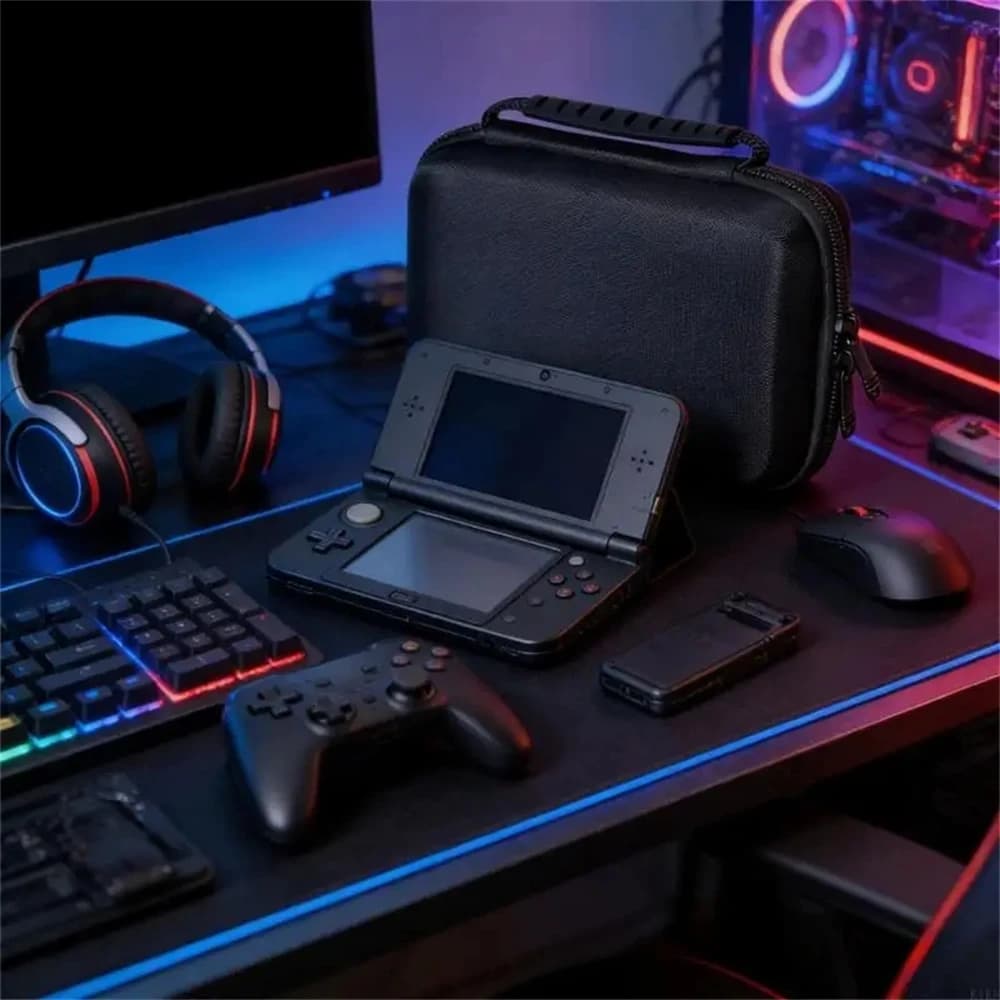 FANGTUOSI NUOVA custodia protettiva rigida per console, borsa per il trasporto e la conservazione per Nintendo NEW 3DS XL, NEW 3DS LL, 3DS XL, 3DS LL, 2DS XL