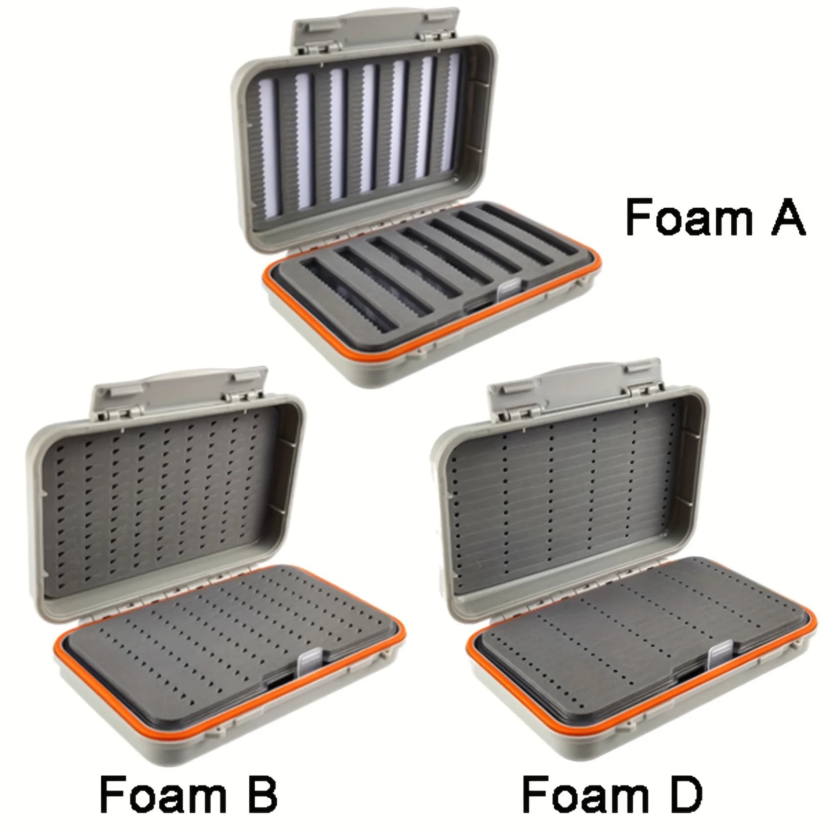 Aventik Waterproof double-sided fishing gear box with foam tray for oscillating leaves - Tools for storing fishing for easy grips