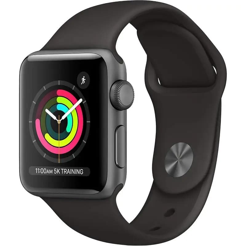 Apple Watch Series 3 Aluminum 38mm A1858 (GPS Only, No Cellular) Space Gray - Refurbished Good Condition