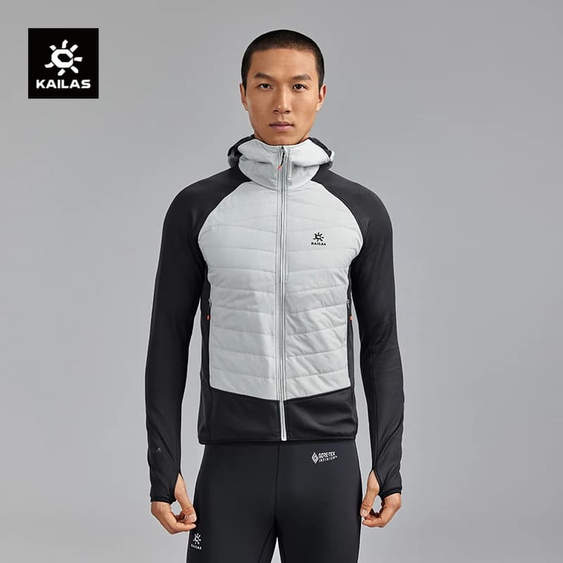 KAILAS AT 40 Giacca isolata dinamica con Primaloft per uomo Giacche sportive all'aperto con cappuccio calde invernali KG2330107