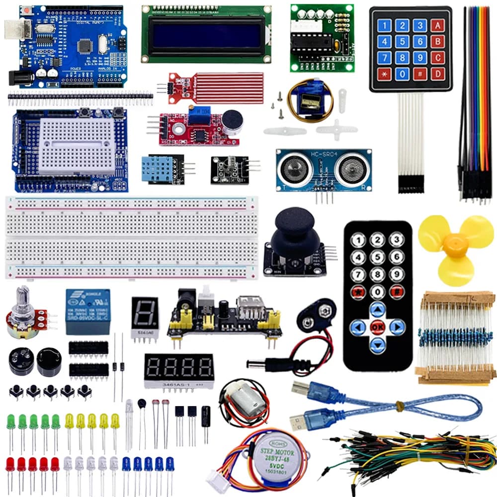Nuovo kit di super apprendimento per avviamento elettronico RFID per scheda arduino-Uno/R3 con scheda R3 o scheda migliorata R3 per ARdunio