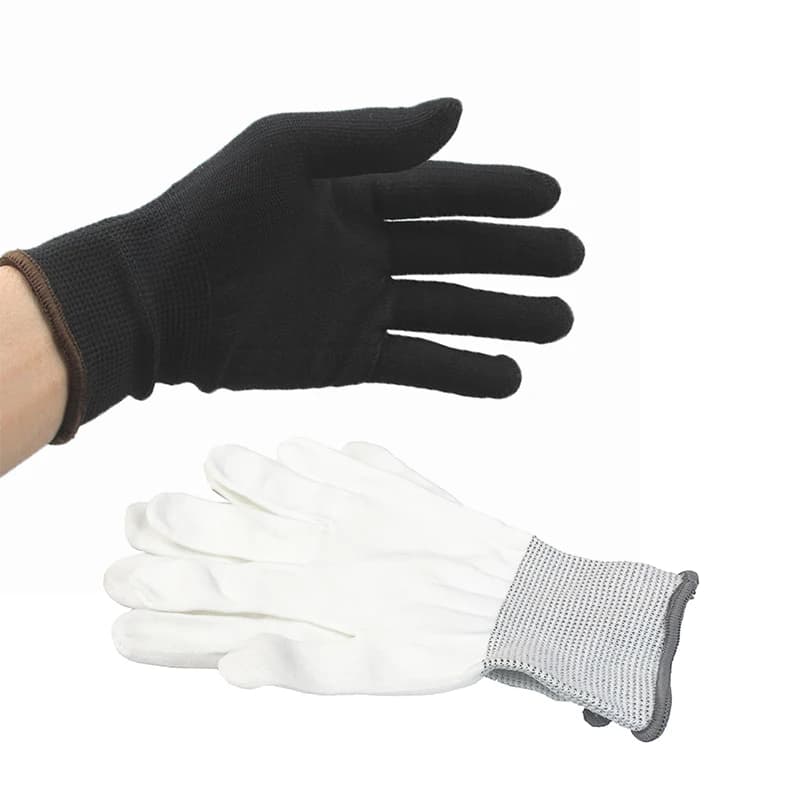 TOFAR Guanti da avvolgimento in vinile per auto antistatici Tintura per finestre Adesivi per auto Decalcomanie Pellicola Carta da parati Applicazione Guanti da lavoro Nylon