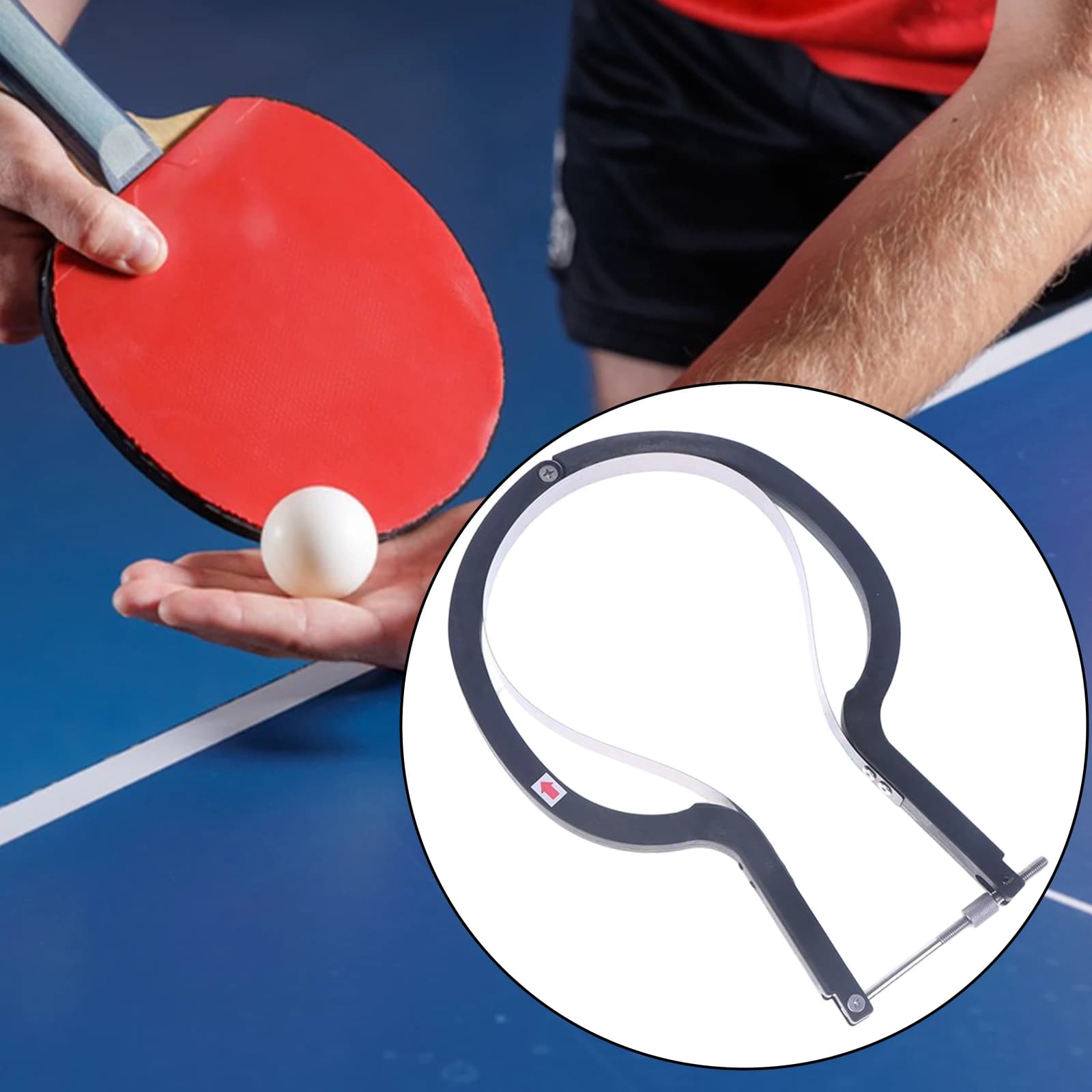 Ping Pong Rack Cutting Kit, Practical Rack Edge Finishing Tool, Adjustable, For Sports And Training