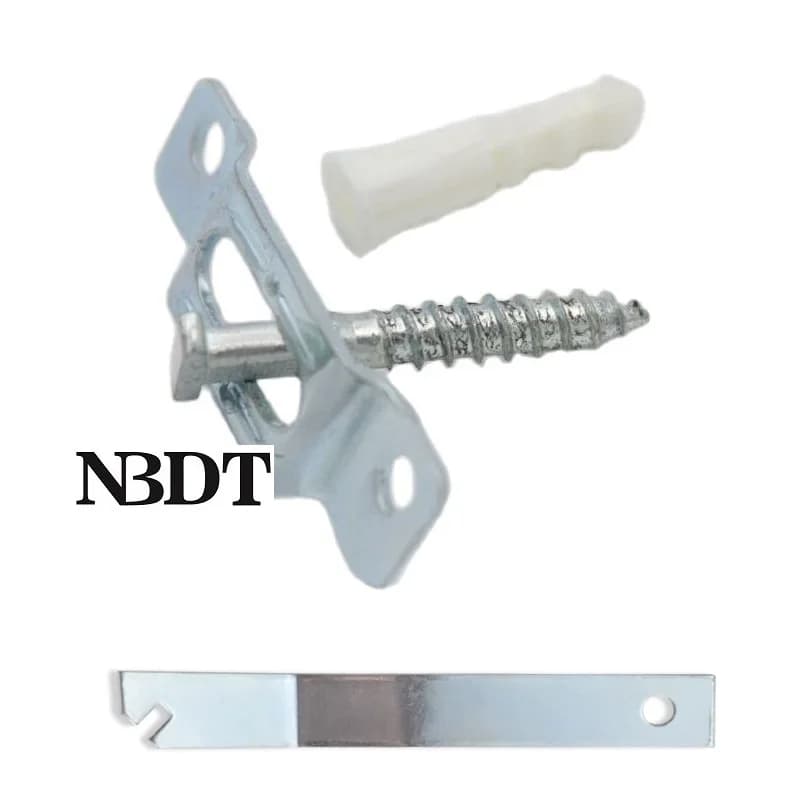 50Pcs T-Lock Anti Theft Framed Photo Hangers With 1 Wrench