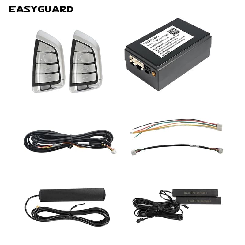 Kit PKE Smart Key EasyGuard adatto per auto su telaio BMW F&G con accensione di fabbrica Start DC12V Impostazione di sblocco blocco senza chiave passivo
