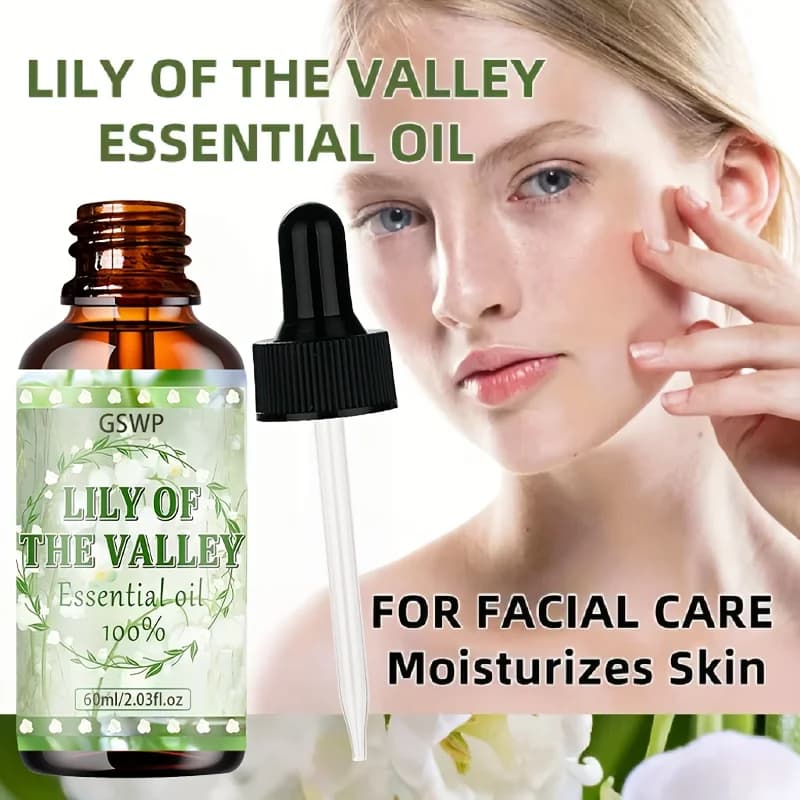 GSWP LILY OF THE VALLEY Olio essenziale, idratante, adatto per diffusore, umidificatore, spa, massaggi.60ml/120ml