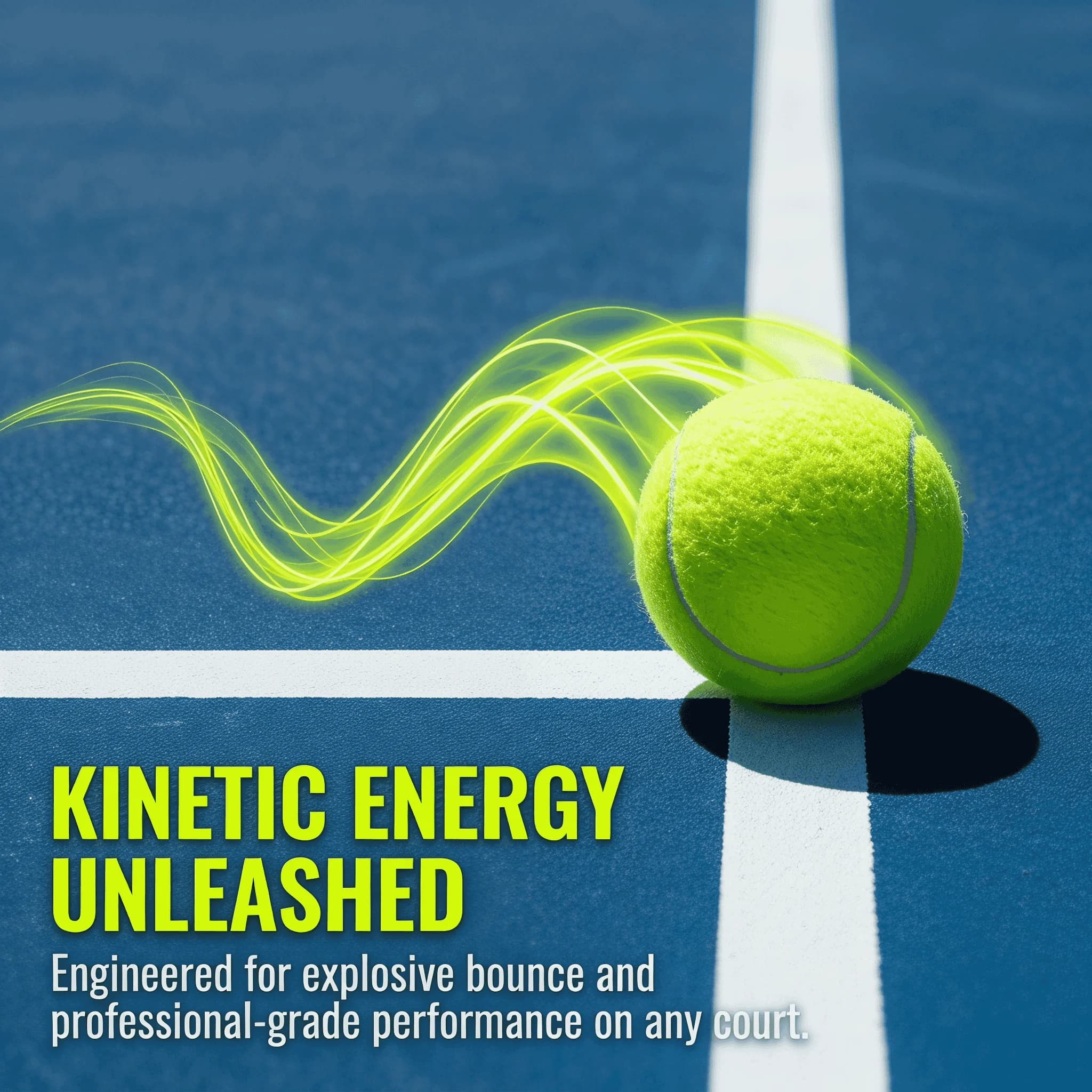 Professional High Elasticity Tennis Ball High Bounce Training Tennis Balls for All Surfaces Durable Sports Practice Equipment