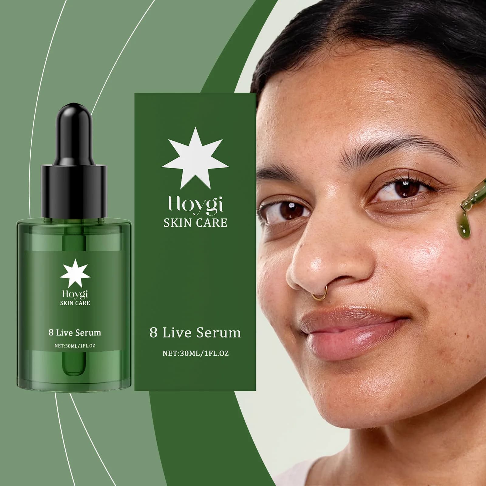 Hoygi 30ml Vitamin C Siero for facial care Anti-wrinkles Signs Thin Lines Hydrating Face Nutrition Illumination Skin Tone Repair Siero Face