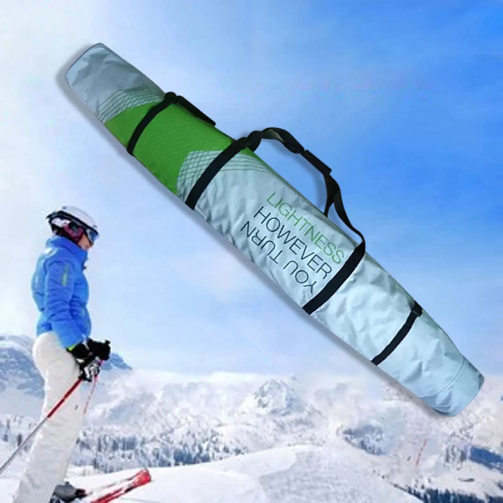 Women's Snowboard Ski Bag Oxford Ski Accessories Portable Ski Door Spacious Winter Outdoor Ski Bag