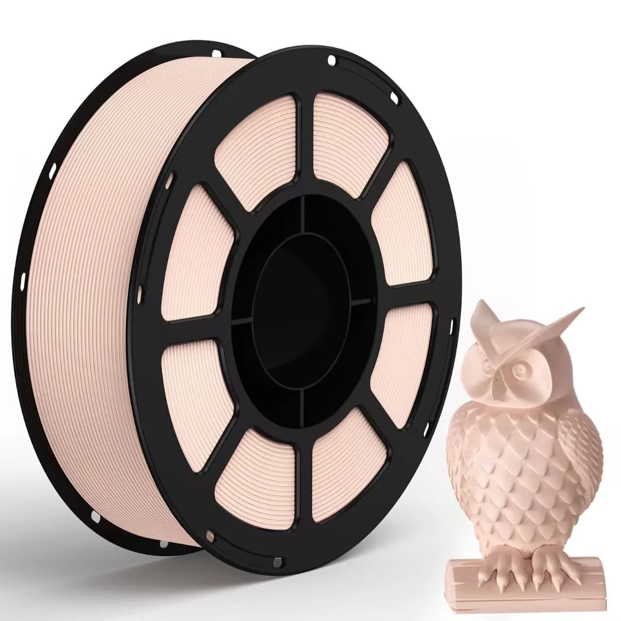Filamento PETG per stampante 3D 1,75 mm 250 g, PETG ad alta velocità fino a 300 mm/s, nuova formula ad alta resistenza, eccellente finitura, colore carne