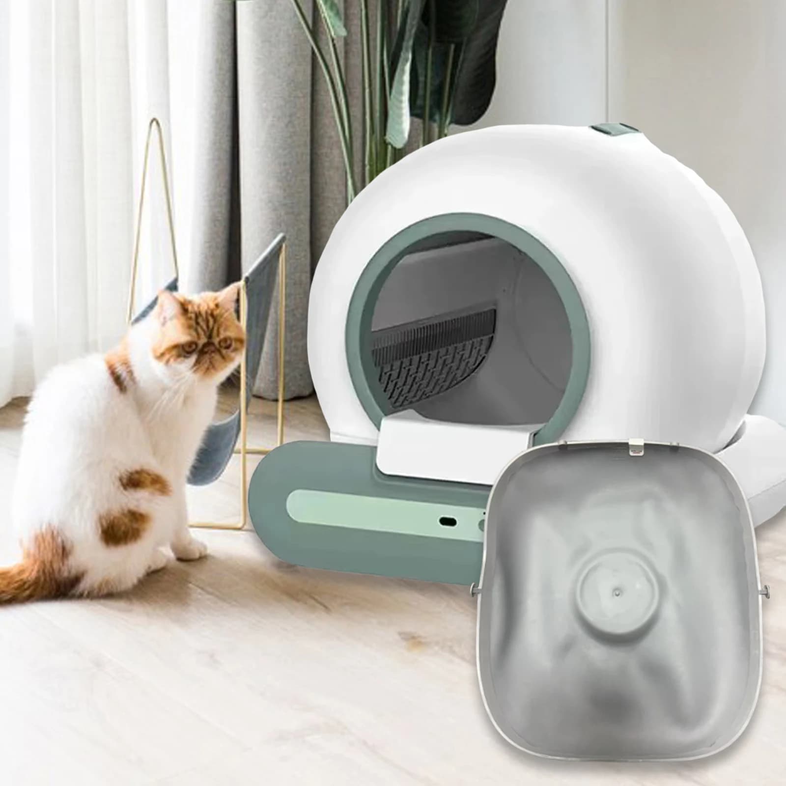 Nuovo cuscinetto in silicone per TONEPIE Lettiera automatica per gatti Lettiera per gatti con pulizia automatica Accessori Pad in silicone Lettiera per gatti
