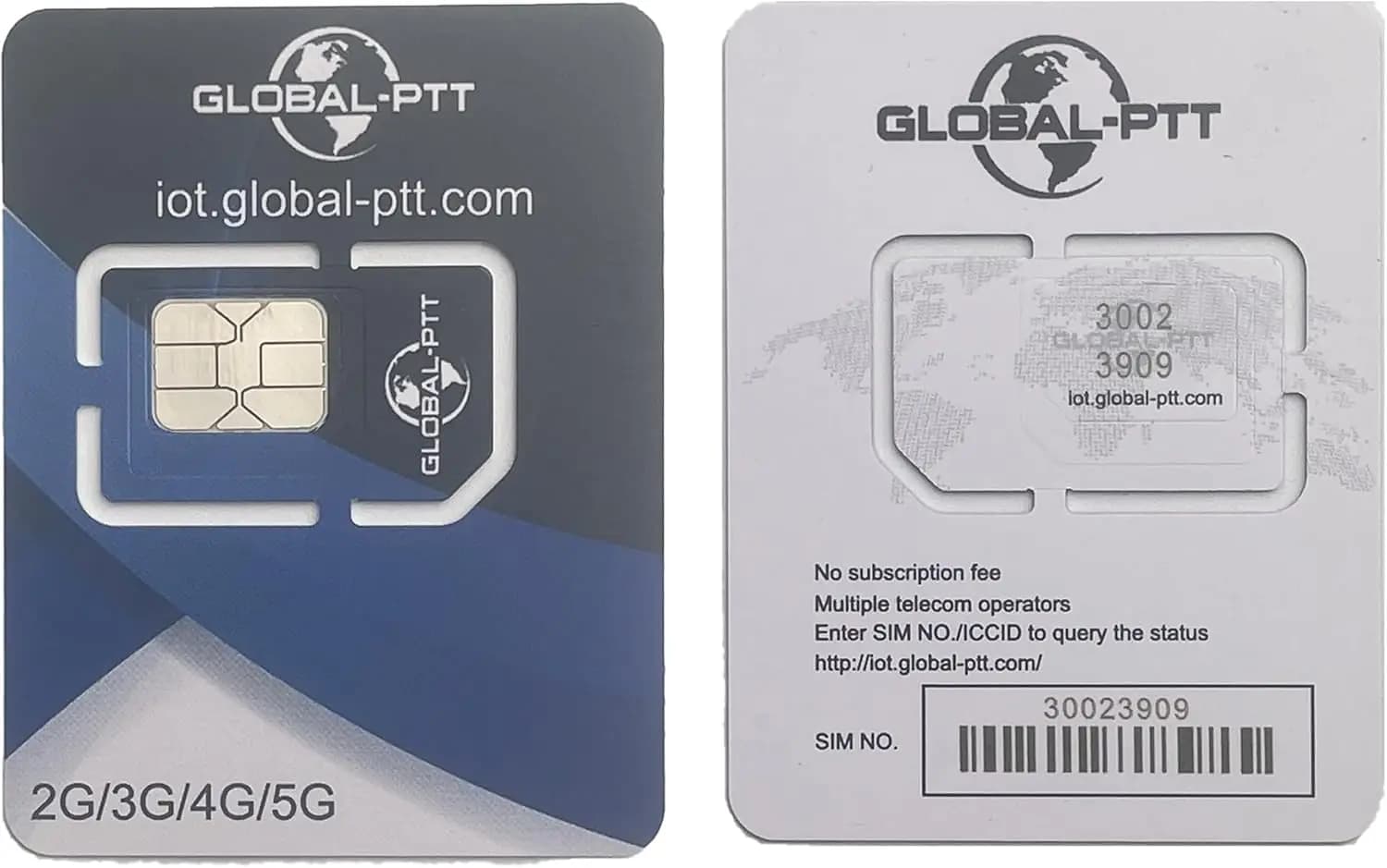 Global-ptt 4G LTE SIM Card Only For Global-ptt Walkie Talkie PoC Two Way Radios With One Year IoT Data Service