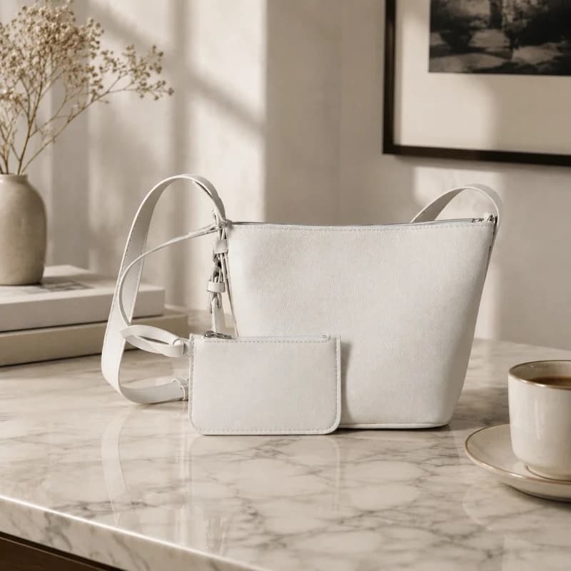 Borsa da Donna / Borsa a Tracolla / Nuova Collezione 2026 / Borsa a Secchiello / Tracolla / Spalla / Mano / Dimensioni: 16 x 18 x 12 cm