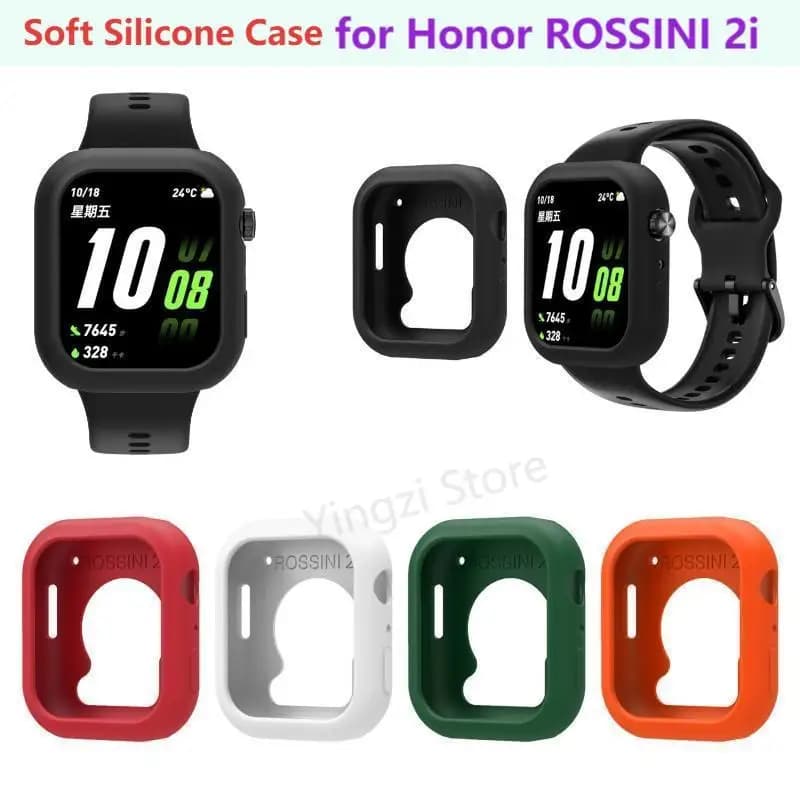 Custodia cava in silicone morbido per Honor ROSSINI 2i cinturino per orologio intelligente protezione paraurti protettiva morbida per accessori ROSSINI 2i