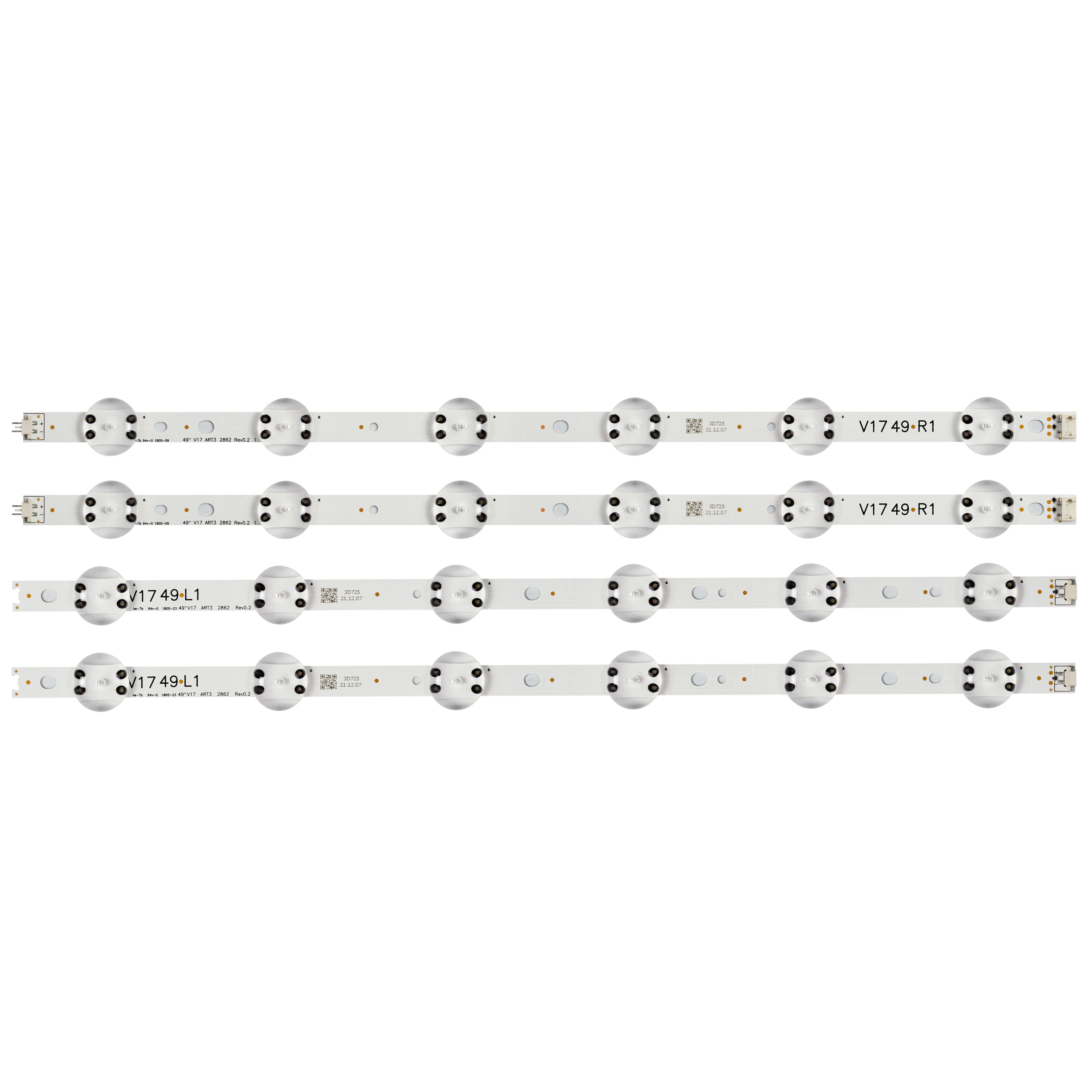 Striscia LED Per 49 V17 49UJ670Y 49UJ701V 49UJ670V 49UV340C 49UJ6565 49UJ6500-JD ART3 2862 2863 6916L-2862A 6916L-2863A