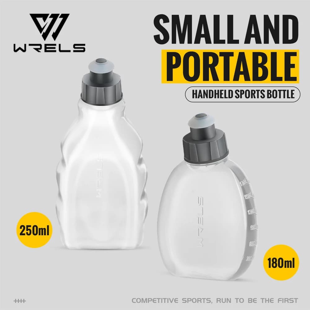 WRELS Sports Water Bottles Portable Moisturizing Water Bottles Current Water Bottles BPA Free Water Bottles for Running Moisturizing Belt 250 ml