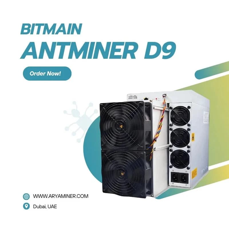 Acquista 2 e ricevi 1 gratis: Antminer D9 1770G Bitmain ASIC Miner D9 1.77T, Macchina per la Minatura di Criptovalute Dash