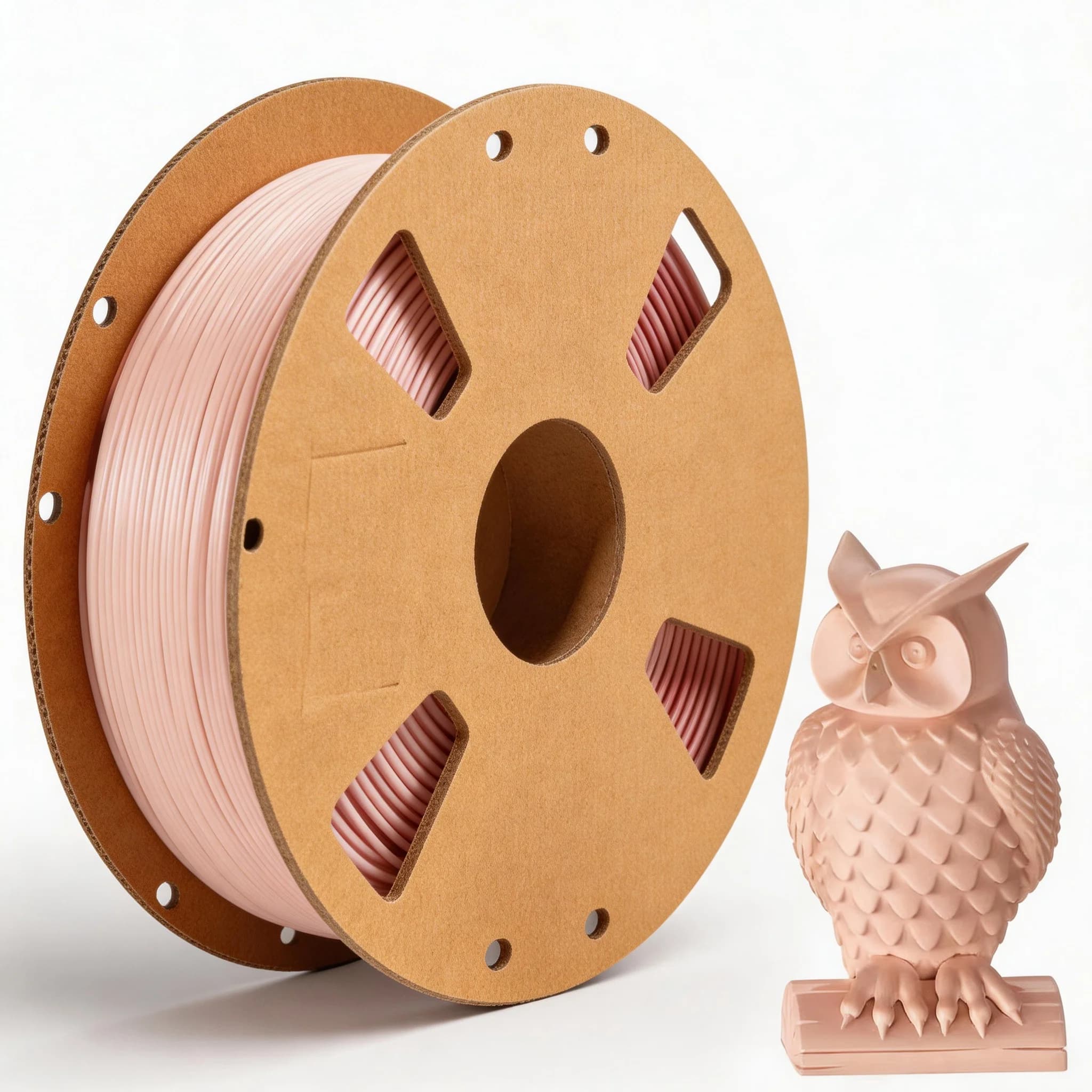Filajoy Filamento PLA Opaco 3D 1.75mm, Colore Pelle, Basso Deformarsi, Minimi Sguscioli tra gli Strati, Precisione Dimensionale +/- 0.02mm, 1kg