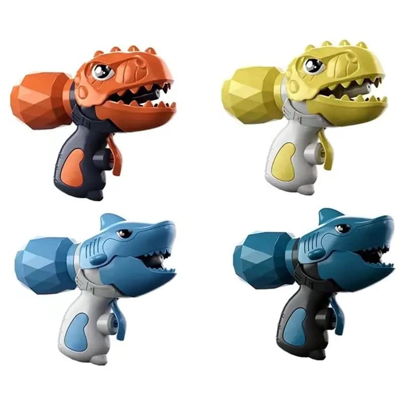 New Cute Dinosaur Shark Pushing Beach Outdoor Water Gun gioco per bambini pistola ad acqua giocattolo per ragazzi e ragazze Mini pistola ad acqua