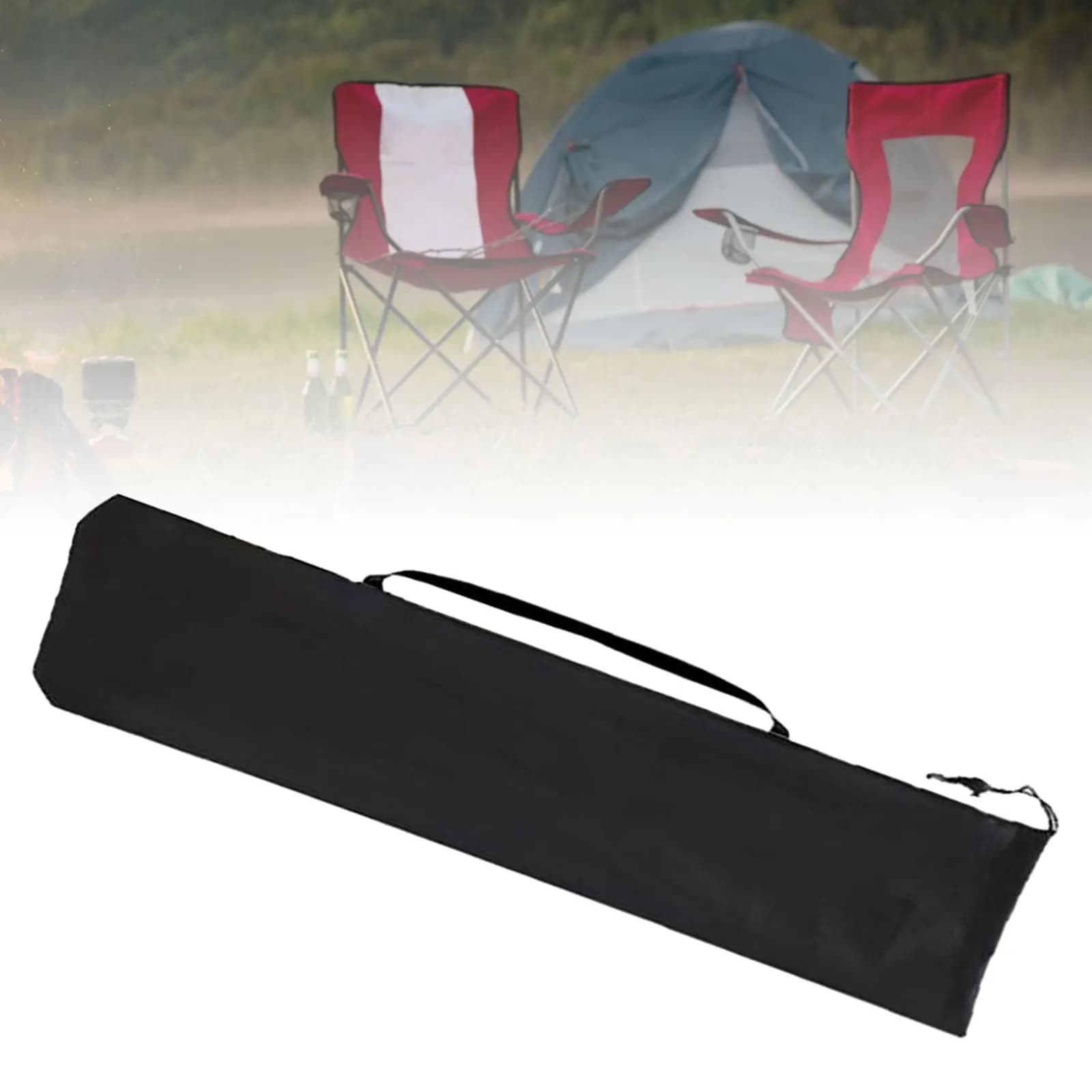 Tent Rod Bag Waterproof Trekking Sticks Parasol Container / Sleep Mat Support Outdoor camping organizer for curling iron