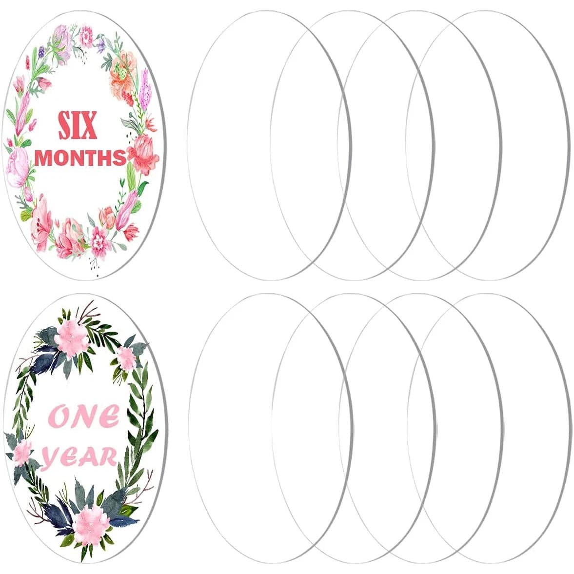 6 Inch Round Panel in Transparent Acrylic / Plexiglass Plate for Glass, DIY Project, Frame, Painting, Art Crafts