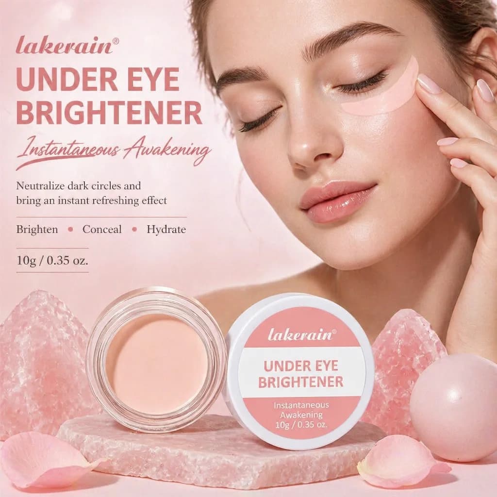 Crema Illuminante Occhi per Pelli Chiare, Copre Occhiaie Scure e Linee Sottili, Adatta per Ragazze Europee e Americane, Cosmetici per Occhi