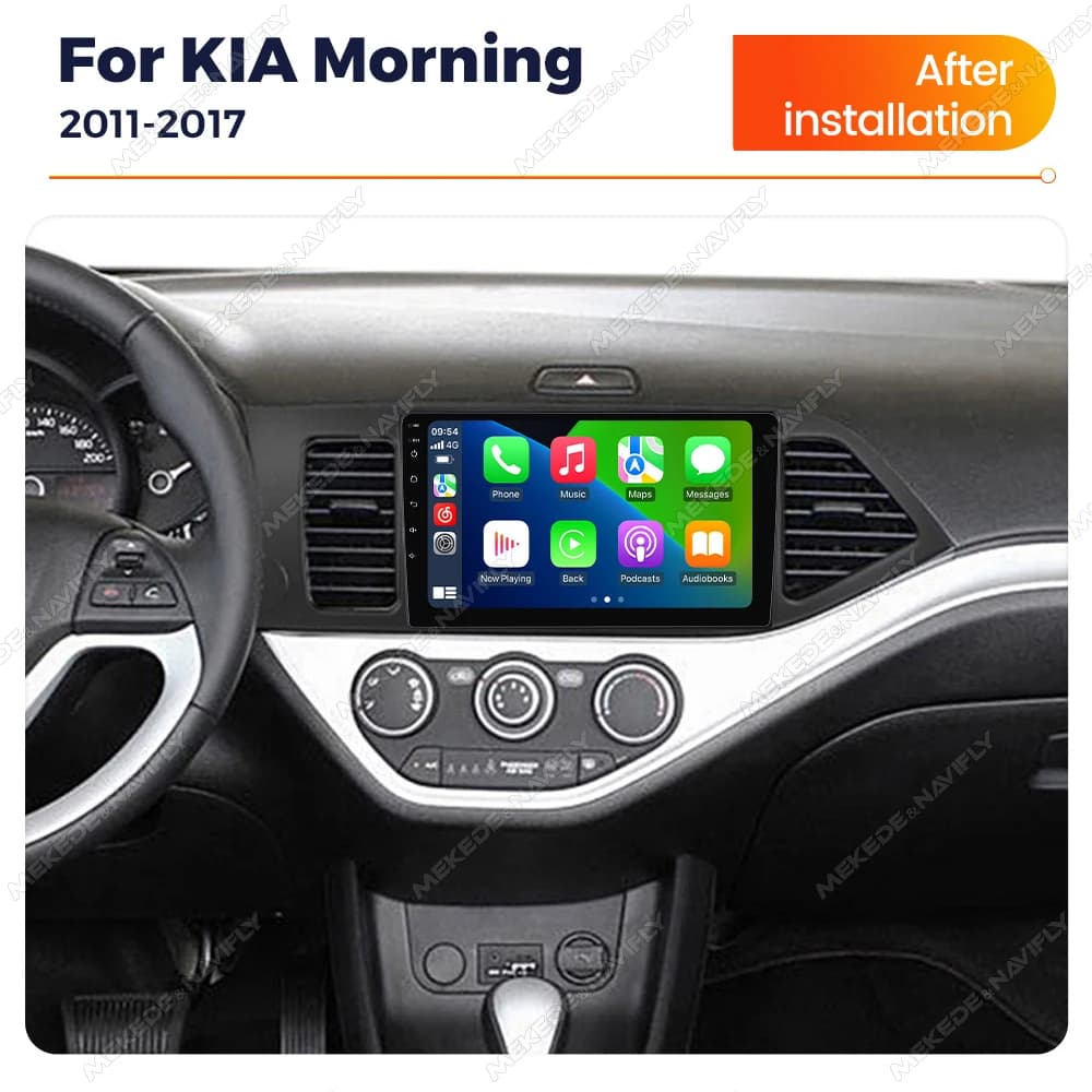 Wireless Carplay Stereo Autoradio For KIA PICANTO Morning 2011-2016 Multimedia All-in-one GPS navigation Autoradio WIFI