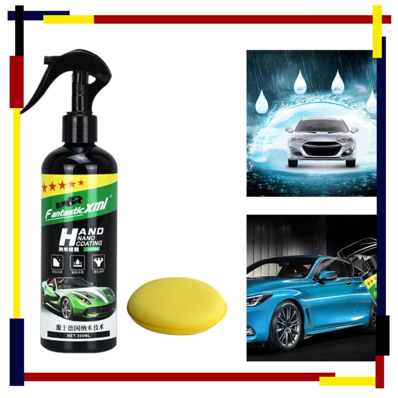 Nano rivestimento in ceramica Spray idrofobico Cera per auto Liquido Sigillante per vernice automatica impermeabile Agente protettivo per smalto