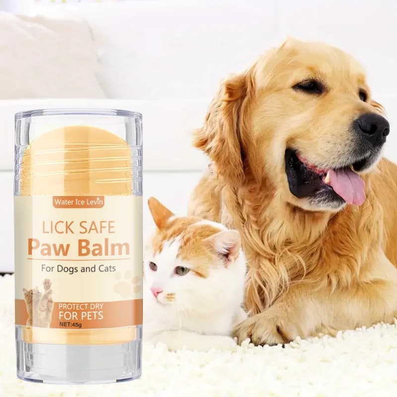 Crema per zampe di animali domestici - Formula al miele e all'acido antibatico - Lenisce le zampe screpolate, Crema per zampe di animali all'olio di cocco, Mantiene morbido e acqua per i cuscinetti dei piedi, 45 g