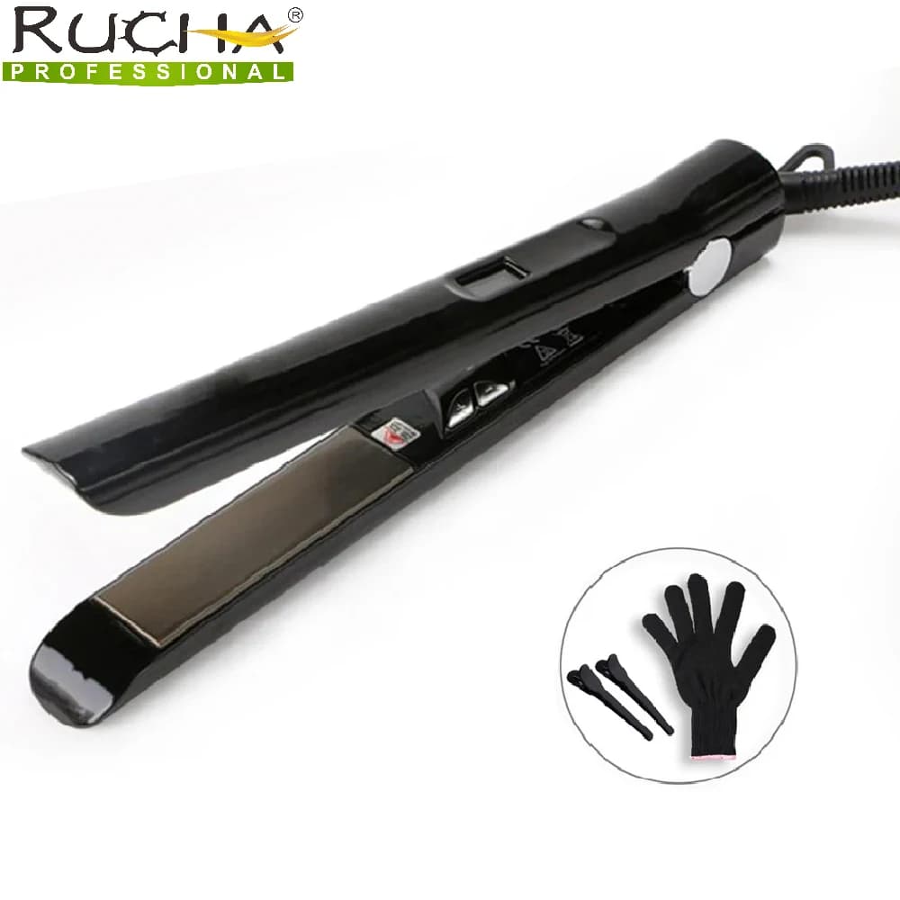 Salon Flat Iron MCH treatment keratin professional hair plate heating fast high temperature irons